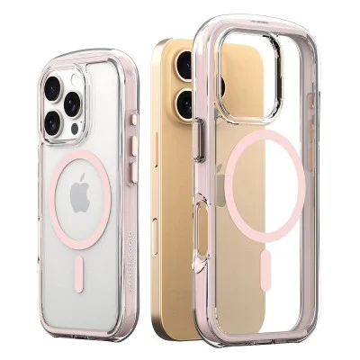 Cover Iphone 16 Pro Duple Air Magsafe Case Araree - Pink